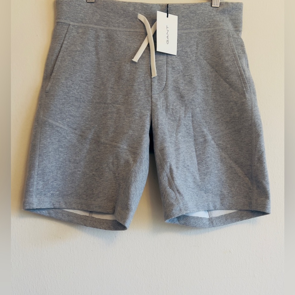 Gant Light Gray Sweat  Men's Shorts Size Medium New
